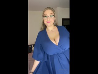 cb blue dress